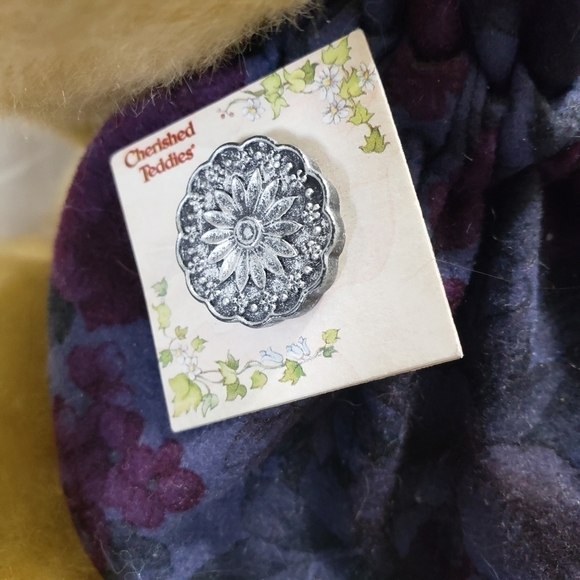 Vintage Cherished Teddies Frienship Teddy Bear Plush 10" Stuffed Animal Posable - Picture 9 of 14